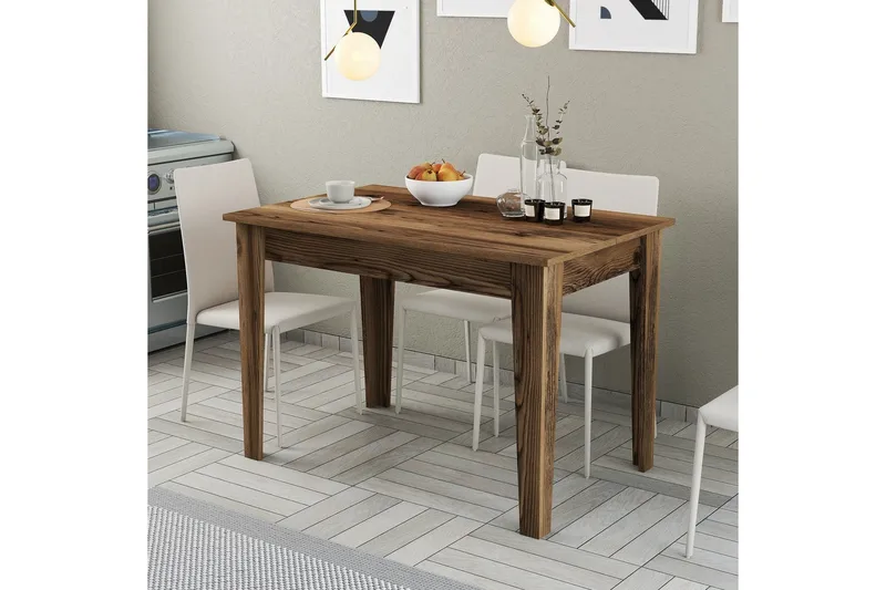 Levents Spisebord 110x72 cm Brun - Hanah Home - Møbler - Borde - Spisebord og køkkenbord