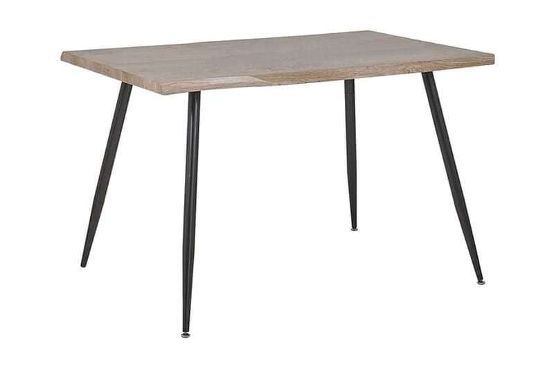 Lewsey Spisebord 120 cm - Lysebrun/Sort - Spisebord og køkkenbord