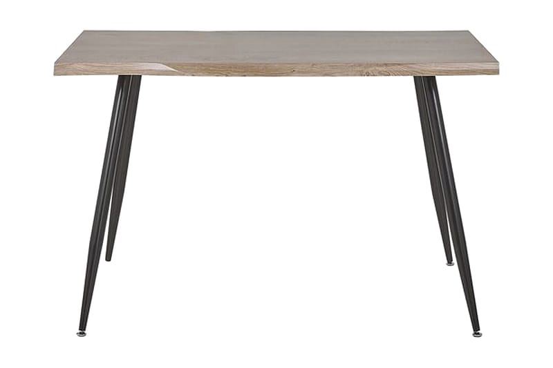 Lewsey Spisebord 120 cm - Lysebrun/Sort - Spisebord og køkkenbord
