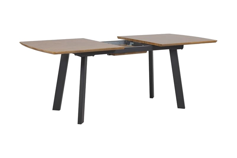 Lobato Spisebord 200 cm - Natur/Sort - Møbler - Borde - Spisebord og køkkenbord