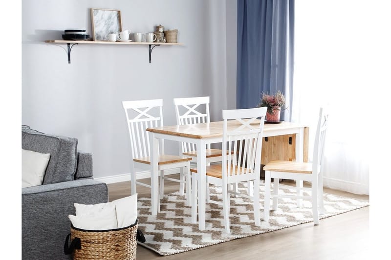 Louisiana Spisebord 160 cm - Hvid - Møbler - Borde - Spisebord og køkkenbord