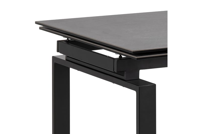 Lucksom Spisebord 240 cm - Glas/Sort/Mat Sort - Spisebord og køkkenbord