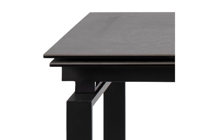 Lucksom Spisebord 240 cm - Glas/Sort/Mat Sort - Møbler - Borde - Spisebord og køkkenbord