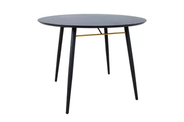 Luxemburg Matbord 100 cm Svart/Kopper Copper||Black - Møbler - Borde - Spisebord og køkkenbord
