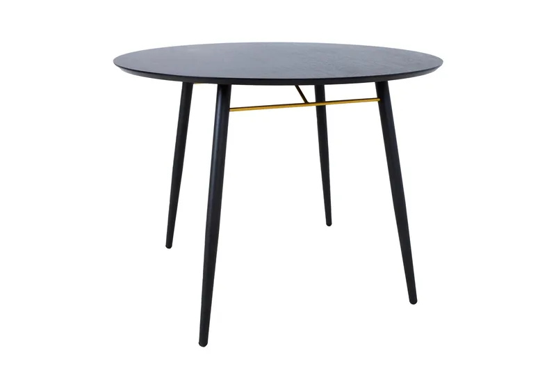 Luxemburg Matbord 100 cm Svart/Kopper Copper||Black - Møbler - Borde - Spisebord og køkkenbord