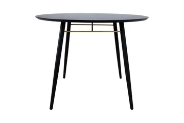 Luxemburg Matbord 100 cm Svart/Kopper Copper||Black - Møbler - Borde - Spisebord og køkkenbord