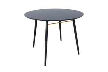 Luxemburg Matbord 100 cm Svart/Kopper Copper||Black - Møbler - Borde - Spisebord og køkkenbord