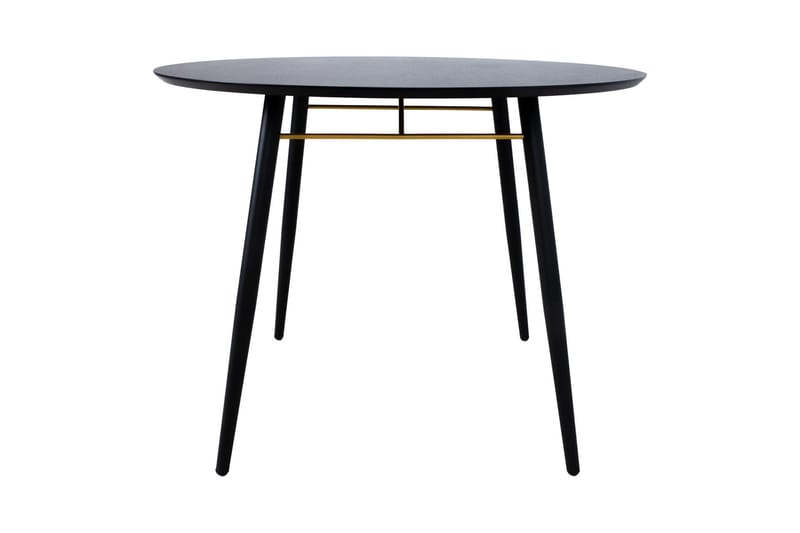 Luxemburg Matbord 100 cm Svart/Kopper NO_BRAND Copper||Black - Møbler - Borde - Spisebord og køkkenbord
