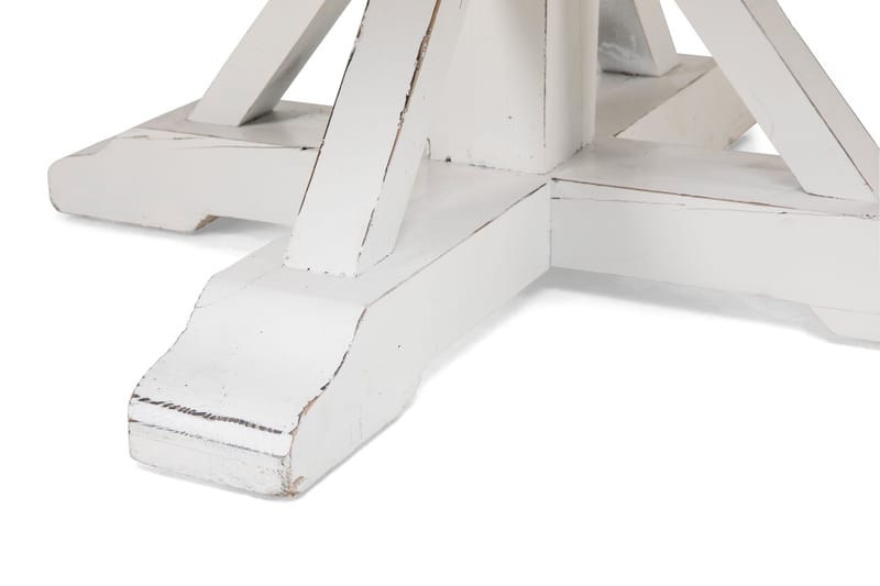 Lyon Rundt Spisebord 150 cm - Vintage Natur/Hvid - Møbler - Borde - Spisebord og køkkenbord