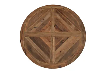 Lyon Rundt Spisebord 150 cm - Vintage Natur/Hvid - Møbler - Borde - Spisebord og køkkenbord