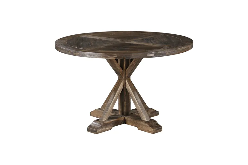 Lyon Spisebord 120 cm Rund - Natur - Møbler - Borde - Spisebord og køkkenbord