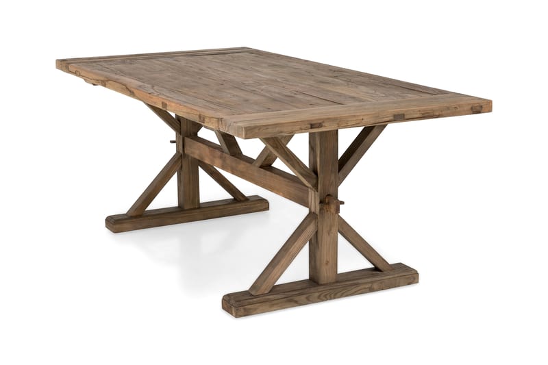 Lyon Spisebord 200x100 cm - Vintage Natur - Spisebord og køkkenbord