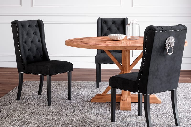 Lyon Vintage Rundt Spisebord 150 cm til 6 personer - Vintage Elm - Møbler - Borde - Spisebord og køkkenbord