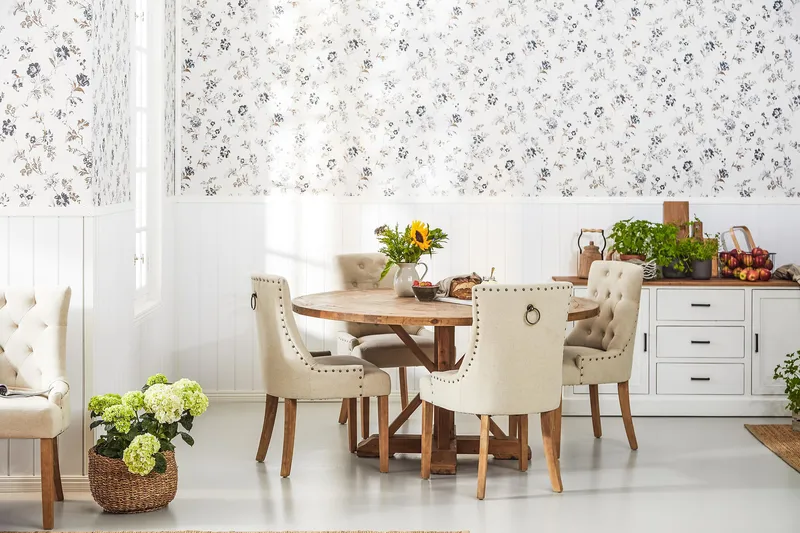 Lyon Vintage Rundt Spisebord 150 cm til 6 personer - Vintage Elm - Møbler - Borde - Spisebord og køkkenbord