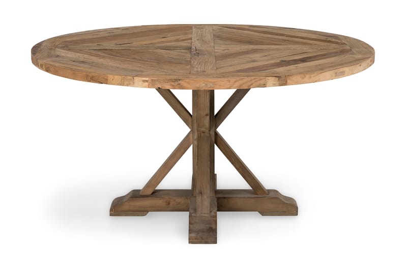 Lyon Vintage Rundt Spisebord 150 cm til 6 personer - Vintage Elm - Møbler - Borde - Spisebord og køkkenbord