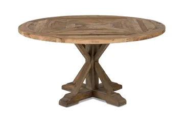 Lyon Vintage Rundt Spisebord 150 cm til 6 personer - Vintage Elm - Møbler - Borde - Spisebord og køkkenbord