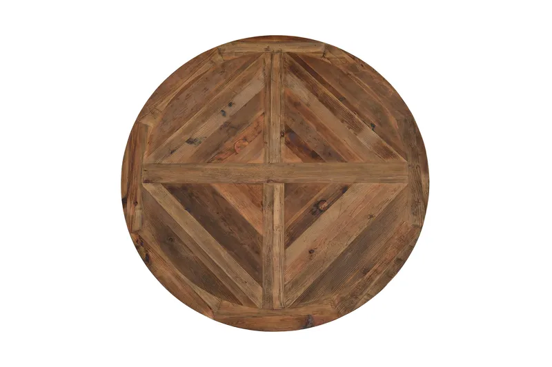 Lyon Vintage Rundt Spisebord 150 cm til 6 personer - Vintage Elm - Møbler - Borde - Spisebord og køkkenbord