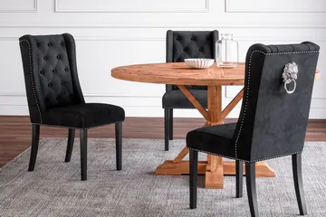 Lyon Vintage Rundt Spisebord 150 cm til 6 personer - Vintage Elm - Møbler - Borde - Spisebord og køkkenbord