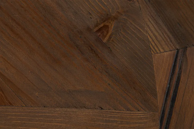 Lyon Vintage Spisebord 120 cm Rund - Natur/Hvid - Møbler - Borde - Spisebord og køkkenbord