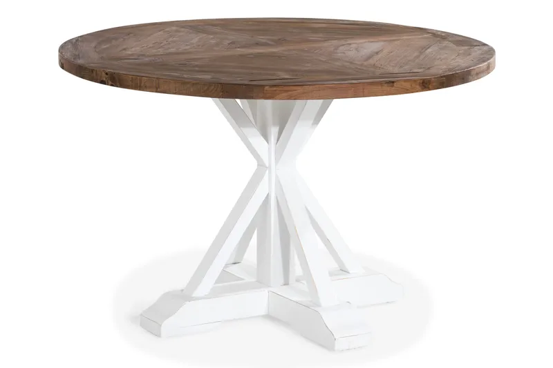 Lyon Vintage Spisebord 120 cm Rund - Møbler - Borde - Spisebord og køkkenbord