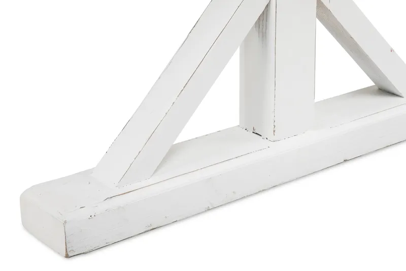 Lyon Vintage Spisebord 200 cm Udvideligt - Vintage Natur/Hvid - Møbler - Borde - Spisebord og køkkenbord