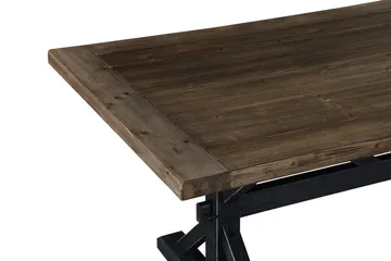 Lyon Premium udtrækkeligt spisebord 200 cm Bloomington Natur, Black - Møbler - Borde - Spisebord og køkkenbord