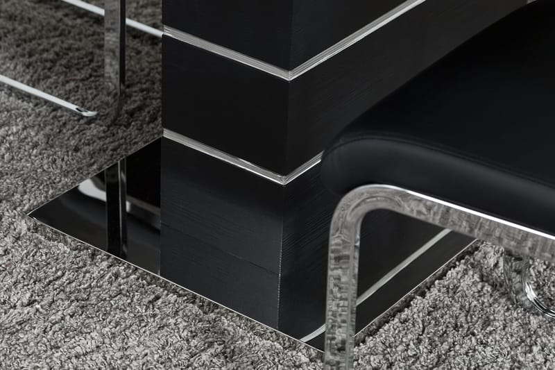 Macahan Udvideligt Spisebord 140 cm - Sort/Hvid - Spisebord og køkkenbord