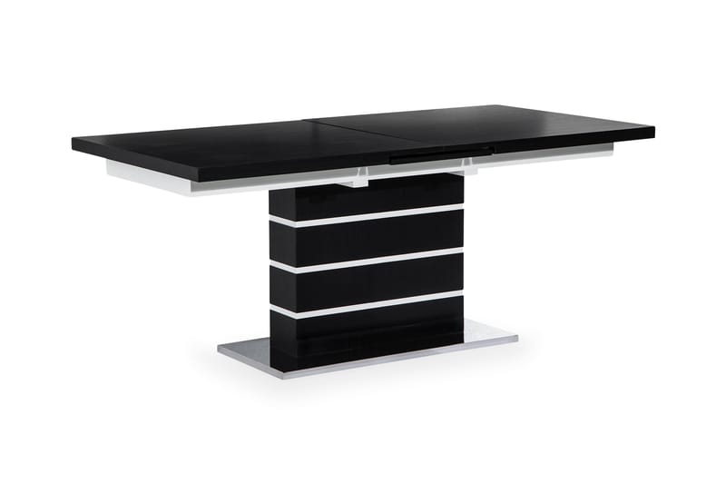 Macahan Udvideligt Spisebord 180 cm - Sort/Hvid - Møbler - Borde - Spisebord og køkkenbord