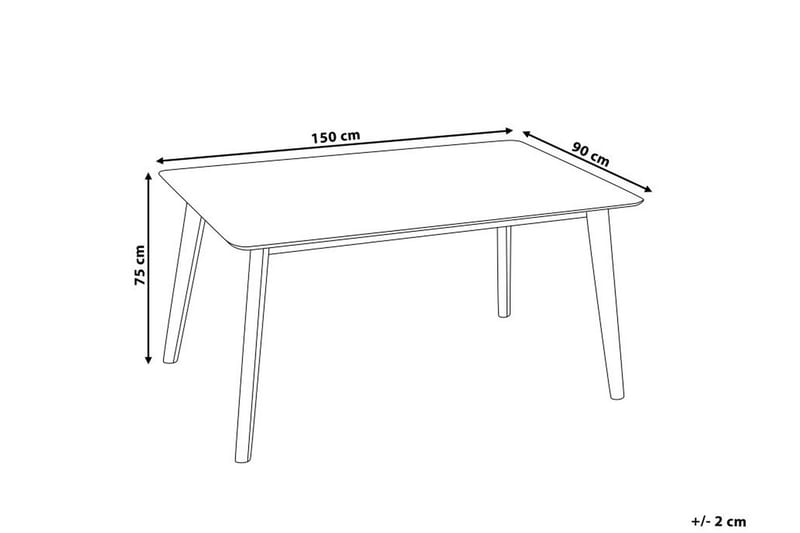 Mado | Spisebord 150 cm - Træ / natur - Spisebord og køkkenbord