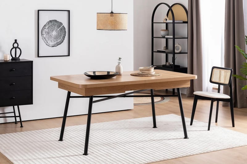 Makwana Spisebord 160 cm - Nature - Møbler - Borde - Spisebord og køkkenbord