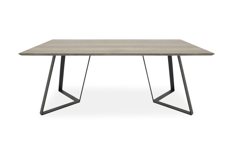 Malvina Spisebord 180 cm - Grå/Sort - Spisebord og køkkenbord