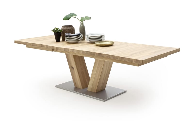 Managua Udvideligt Spisebord 180 cm - Træ/Natur - Møbler - Borde - Spisebord og køkkenbord