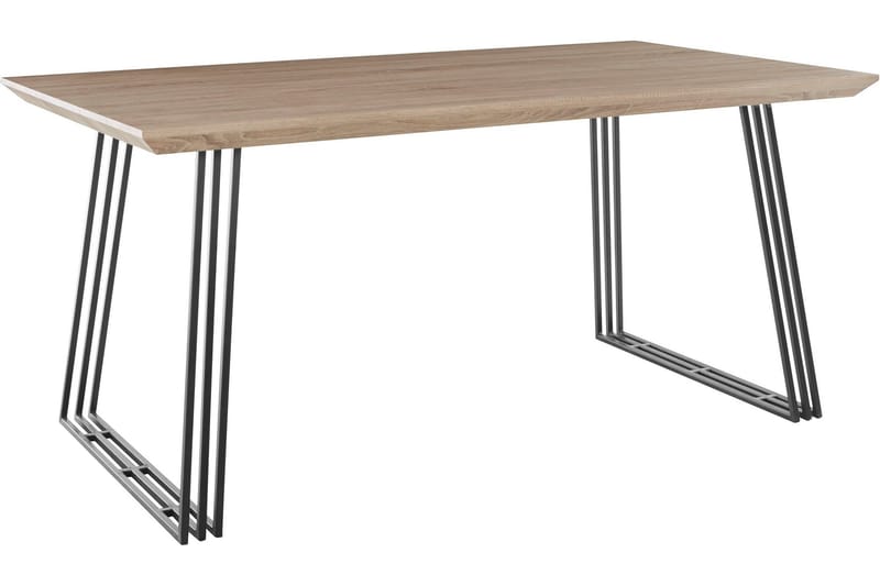 Maramo Spisebord 160 cm - Natur/Sort - Spisebord og køkkenbord