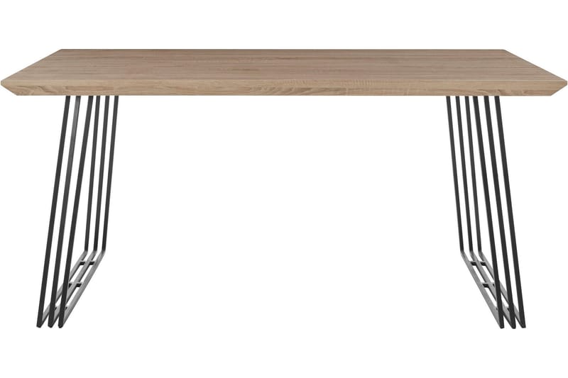 Maramo Spisebord 160 cm - Natur/Sort - Spisebord og køkkenbord