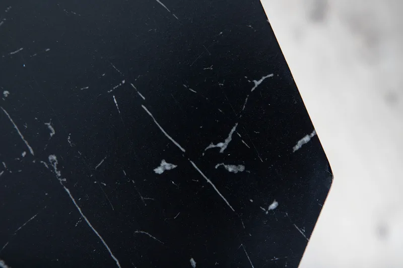 Marbs Spisebord 110 cm Rundt - Sort - Møbler - Borde - Spisebord og køkkenbord