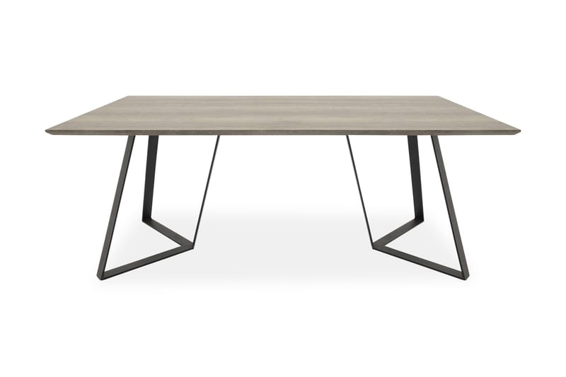 Marina Spisebord 180 cm, Grå/Sort