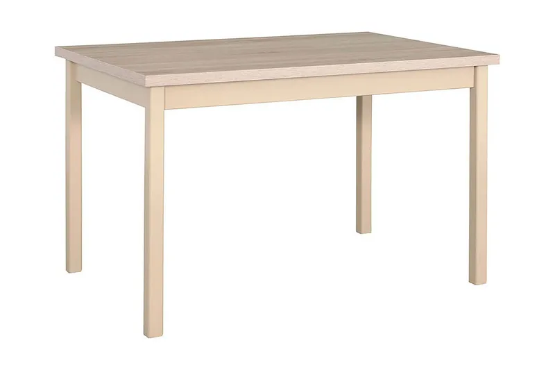 Max Rektangulært Spisebord 120 cm i Træ med Egetræsudseende, Beige