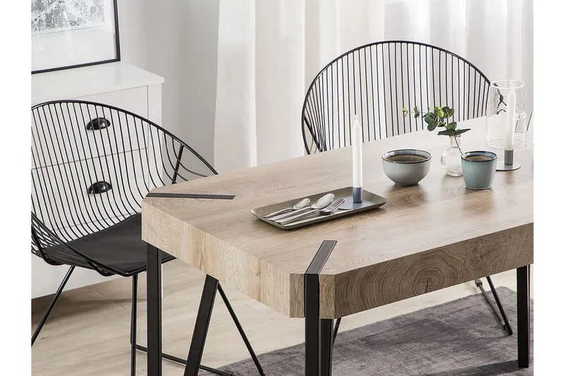 Mcgetrick Spisebord 130x80 cm - Træ / natur - Møbler - Borde - Spisebord og køkkenbord