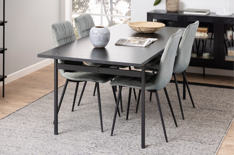 Mehoopany Spisebord 200x90 cm - Sort - Møbler - Borde - Spisebord og køkkenbord