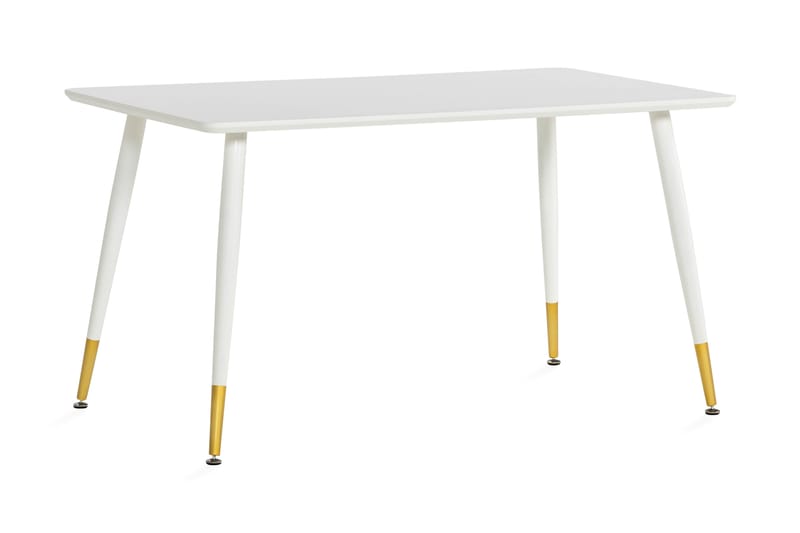 Melbana Spisebord 140 cm - Hvid/Sort - Spisebord og køkkenbord