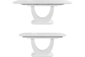 Melfort Spisebord Ovalt 160 cm - Hvid - Møbler - Borde - Spisebord og køkkenbord