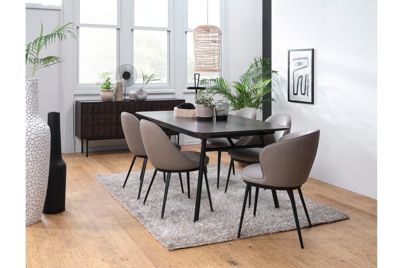 Merciat Udvideligt Spisebord 90x180/230 cm - Brun - Spisebord og køkkenbord