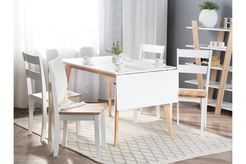 Mid spisebord 155 cm - Hvid - Møbler - Borde - Spisebord og køkkenbord