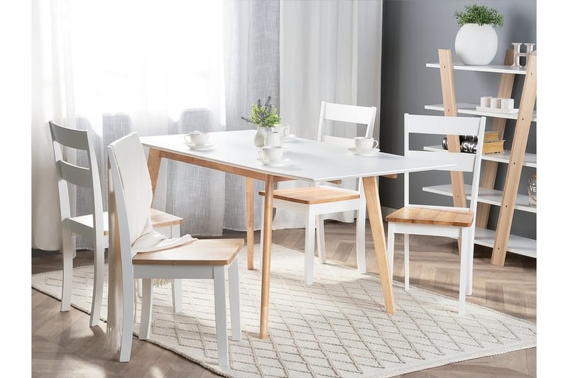 Mid spisebord 155 cm - Hvid - Spisebord og køkkenbord