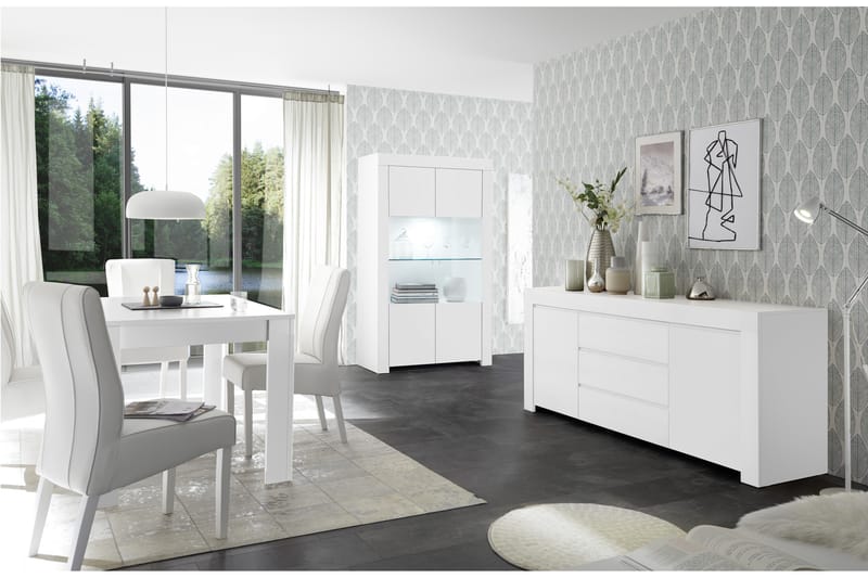 Midas Spisebord 137 cm - Hvid - Møbler - Borde - Spisebord og køkkenbord