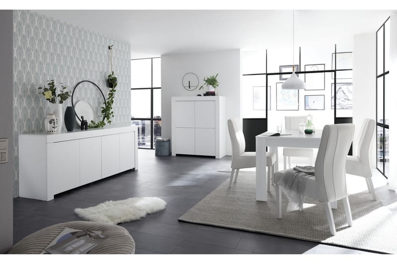 Midas Spisebord 137 cm - Hvid - Møbler - Borde - Spisebord og køkkenbord