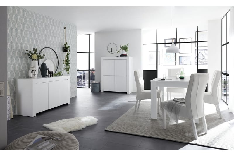 Midas Spisebord 137 cm - Hvid - Møbler - Borde - Spisebord og køkkenbord