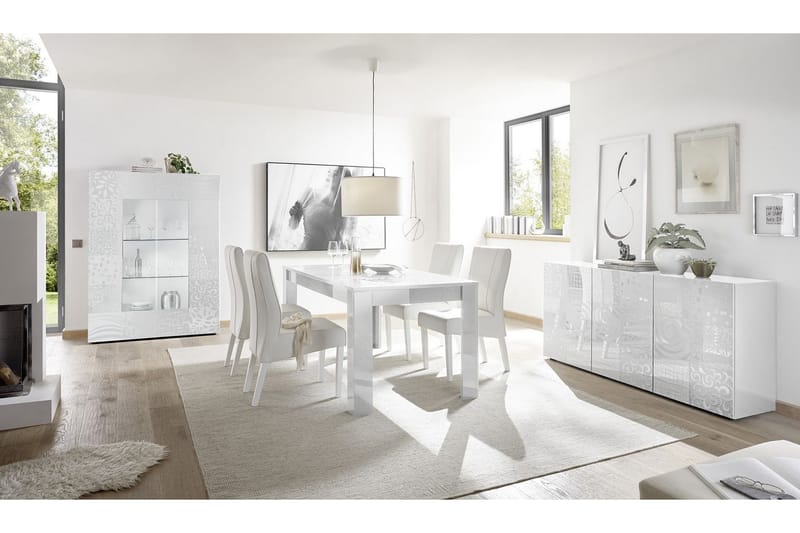 Mironne Udvideligt Spisebord 180 cm - Hvid - Møbler - Borde - Spisebord og køkkenbord