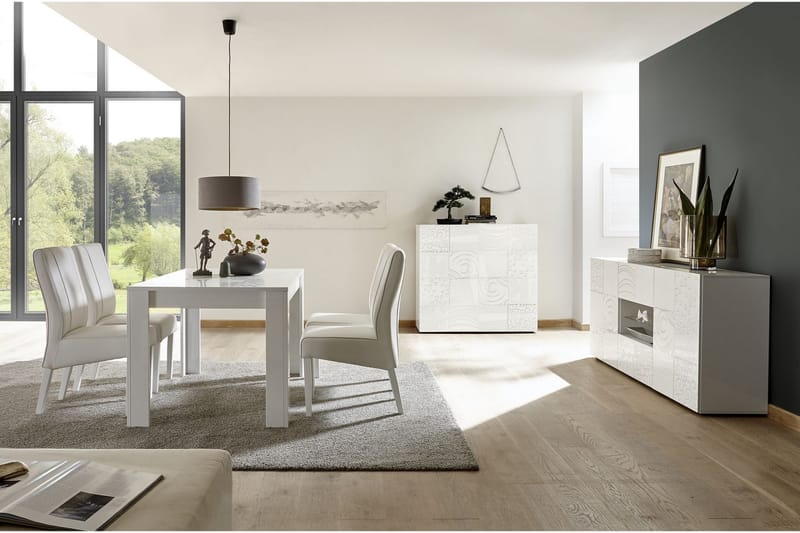 Mironne Udvideligt Spisebord 180 cm - Hvid - Spisebord og køkkenbord