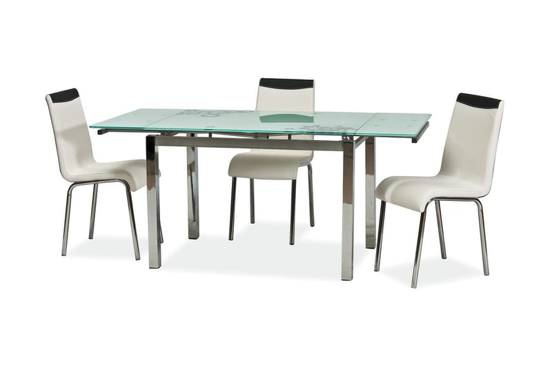 Miteda Udvideligt Spisebord 110 cm - Glas - Spisebord og køkkenbord